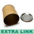 Caja de empaquetado china Caja de empaquetado impresa redonda del grano de café del tubo de papel libre de la insignia de encargo
